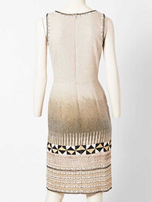 floral beaded mesh dress Beige Floral Beaded Mesh Puff Sleeve Gown