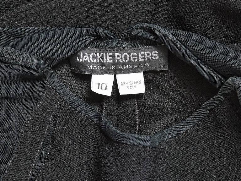 Jackie Rogers Bias Cut Crepe Gown at 1stDibs