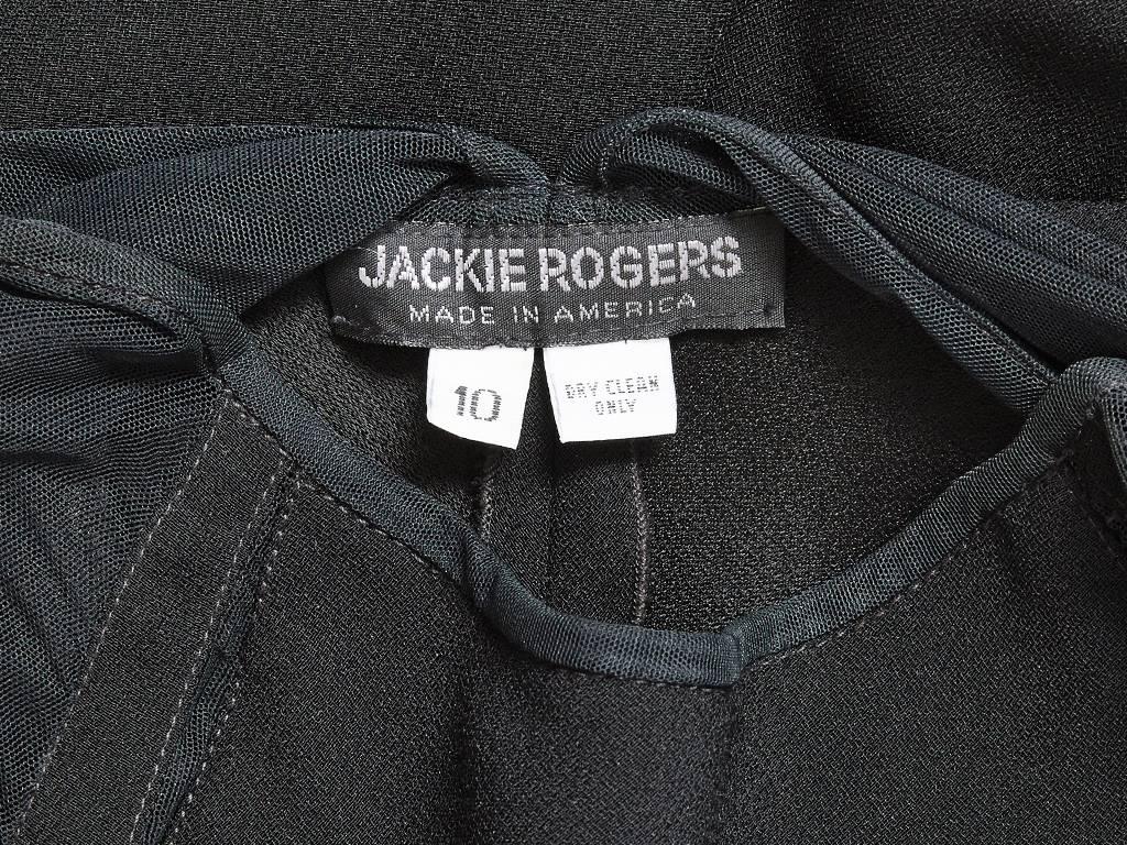Jackie Rogers Bias Cut Crepe Gown In Excellent Condition In New York, NY