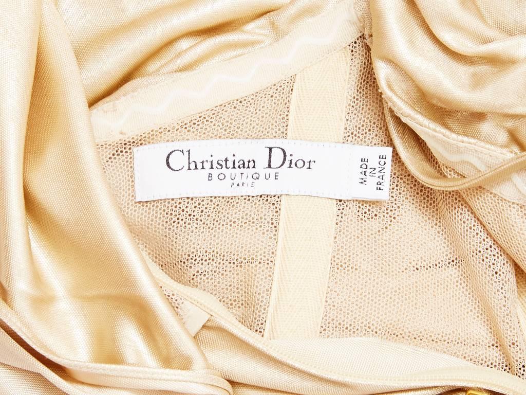 Christian Dior Draped Cocktail Dress In Excellent Condition In New York, NY