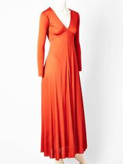 Scott Barrie Matte Jersey Maxi Dress