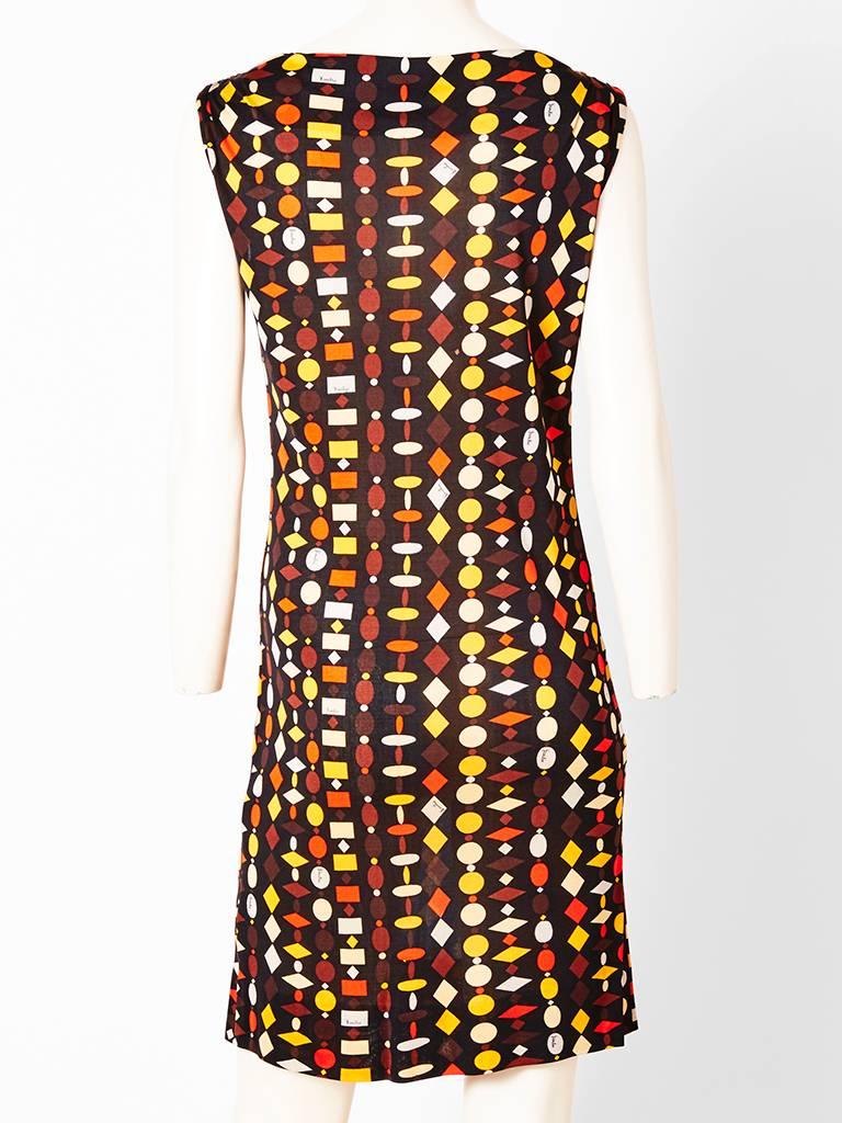 Pucci Silk Knit Sheath In Excellent Condition In New York, NY