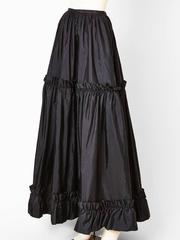 Yves Saint Laurent Taffeta "Gypsy" Skirt