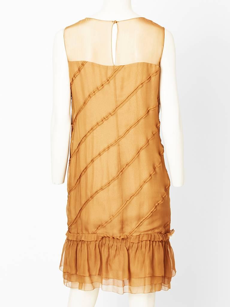 chanel chiffon dress