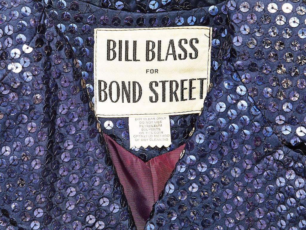 Bill Blass for Bond Street Sequined Evening Trench In Excellent Condition In New York, NY