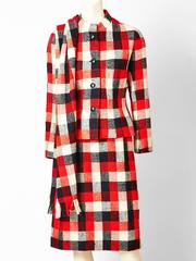 Givenchy Couture Plaid Day Suit