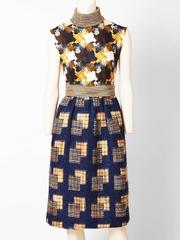 Abito Ronald Amy in tweed di lana testurizzata