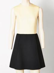 Mila Schon Double Face Wool Dress and Jacket Ensemble