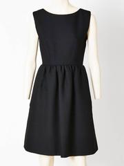 Norman Norell Wool Crepe Dress and Jacket DInner Ensemble