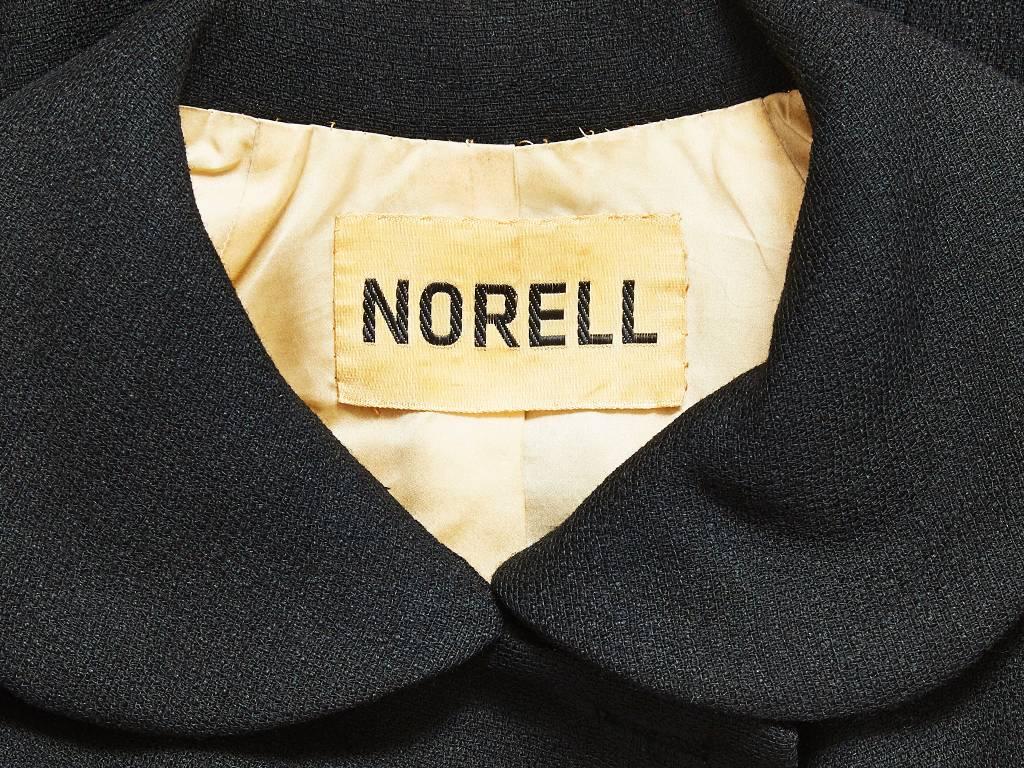 Norman Norell Wool Crepe Dress and Jacket DInner Ensemble 1