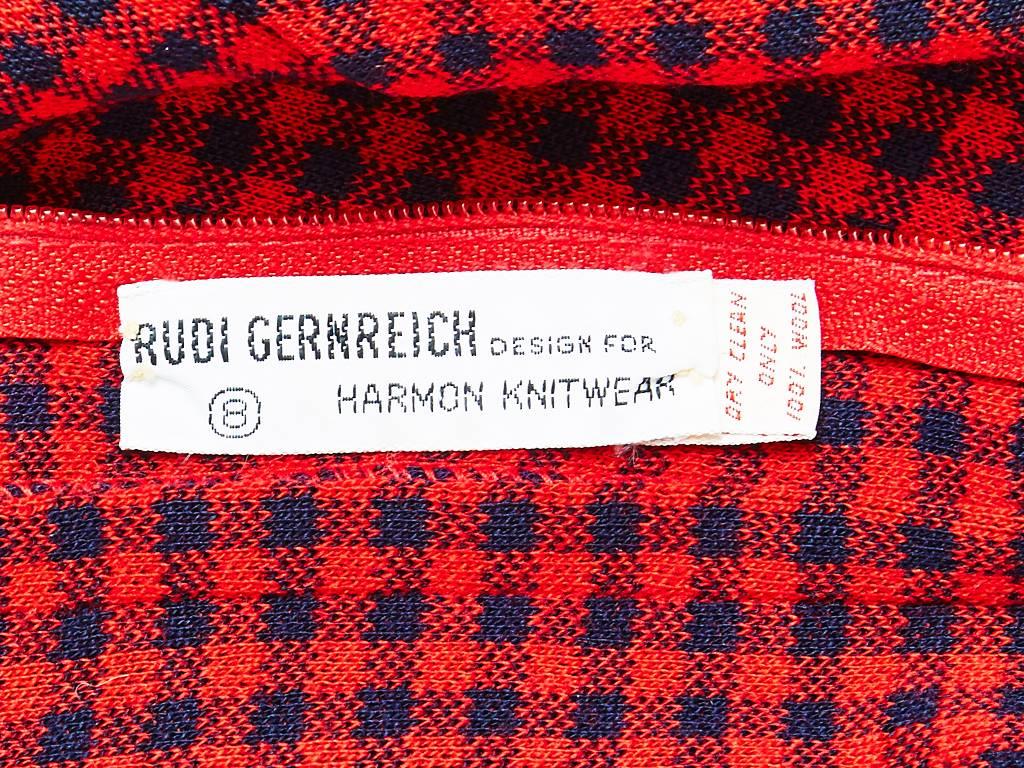Rudi Gernreich Wool Knit Tunic and Pant Ensemble In Good Condition In New York, NY