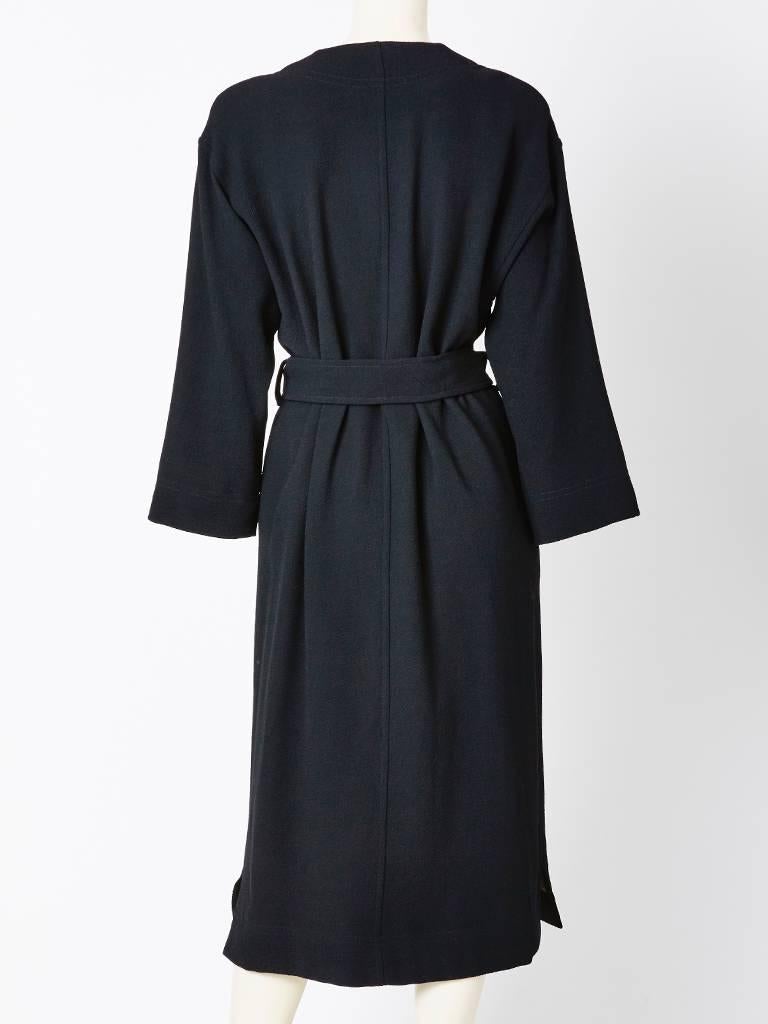 belted coat dress