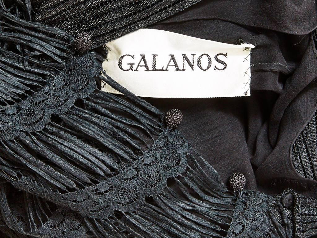 Galanos Open Work Gown 1