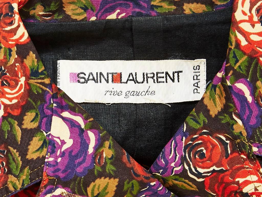 Yves Saint Laurent Floral Pattern 