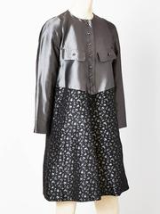 Geoffrey Beene Silk Two Tone Tent Dress