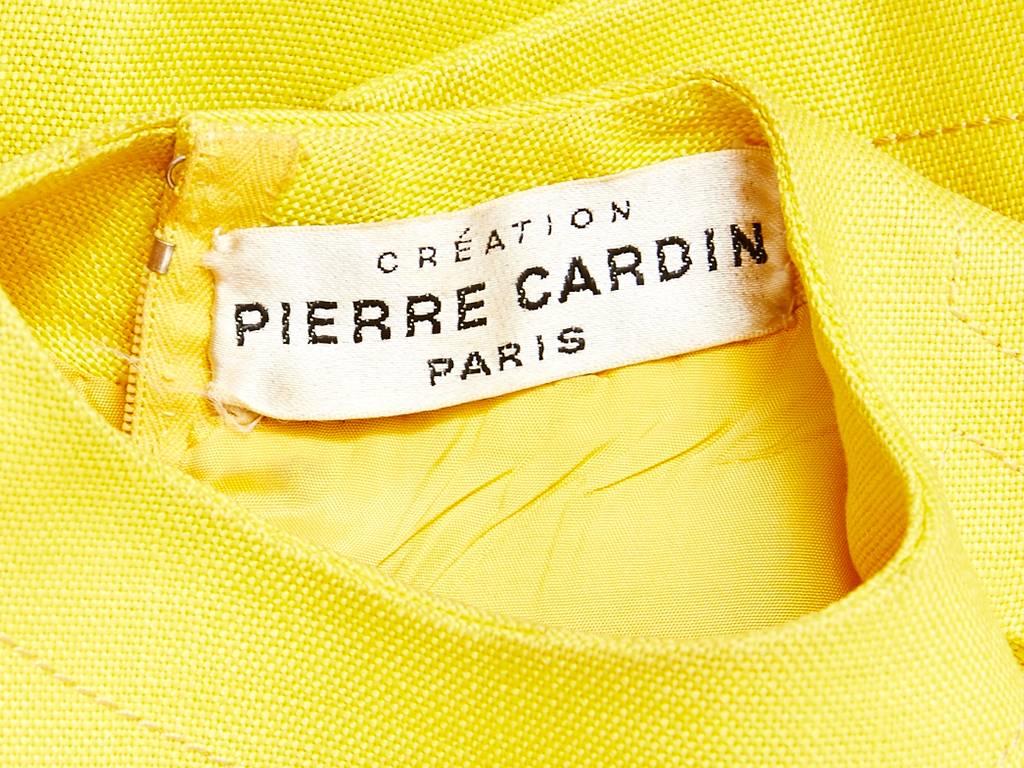 Women's Pierre Cardin Linen Day Dress C. 1960's