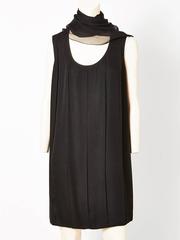 Galanos Chiffon Dress and Coat Ensemble