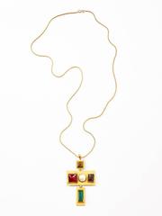 Roger Scemama For Yves Saint Laurent Jeweled Cross