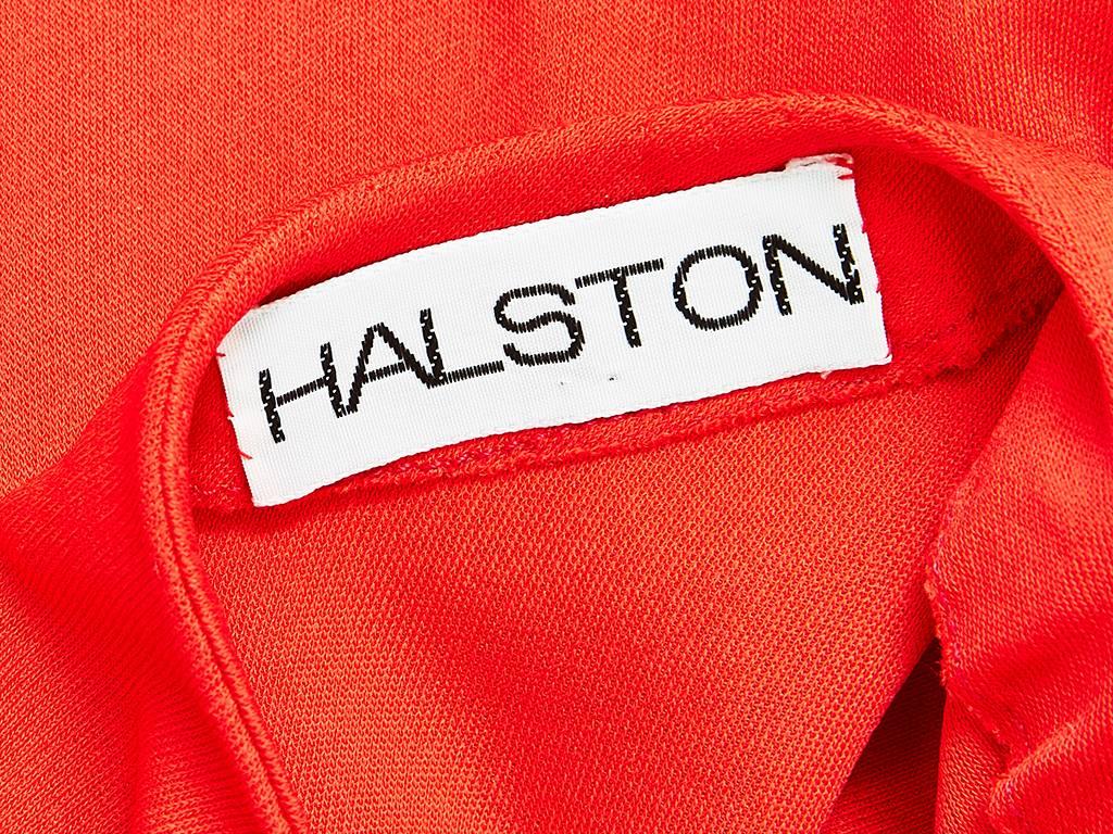 Halston Jersey Wrap Dress In Excellent Condition In New York, NY