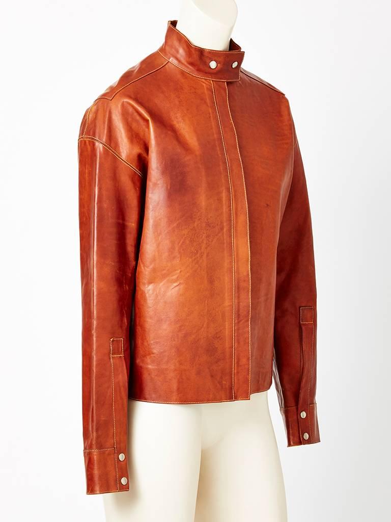ysl leather jacket