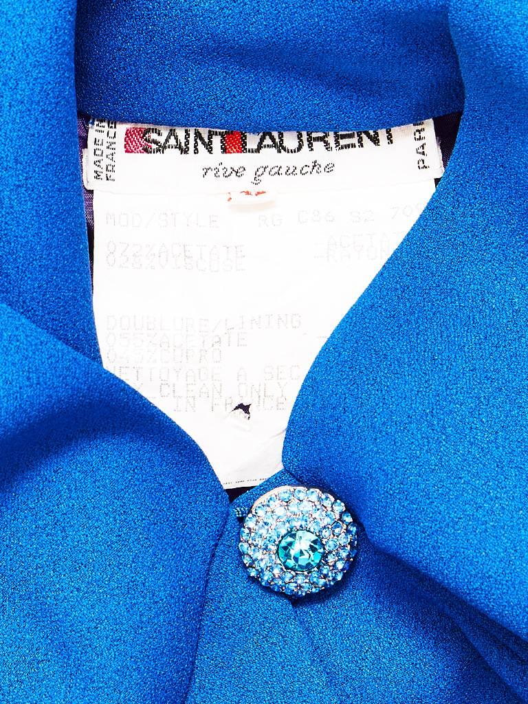 Yves Saint Laurent Crepe Halter Neck Gown 1