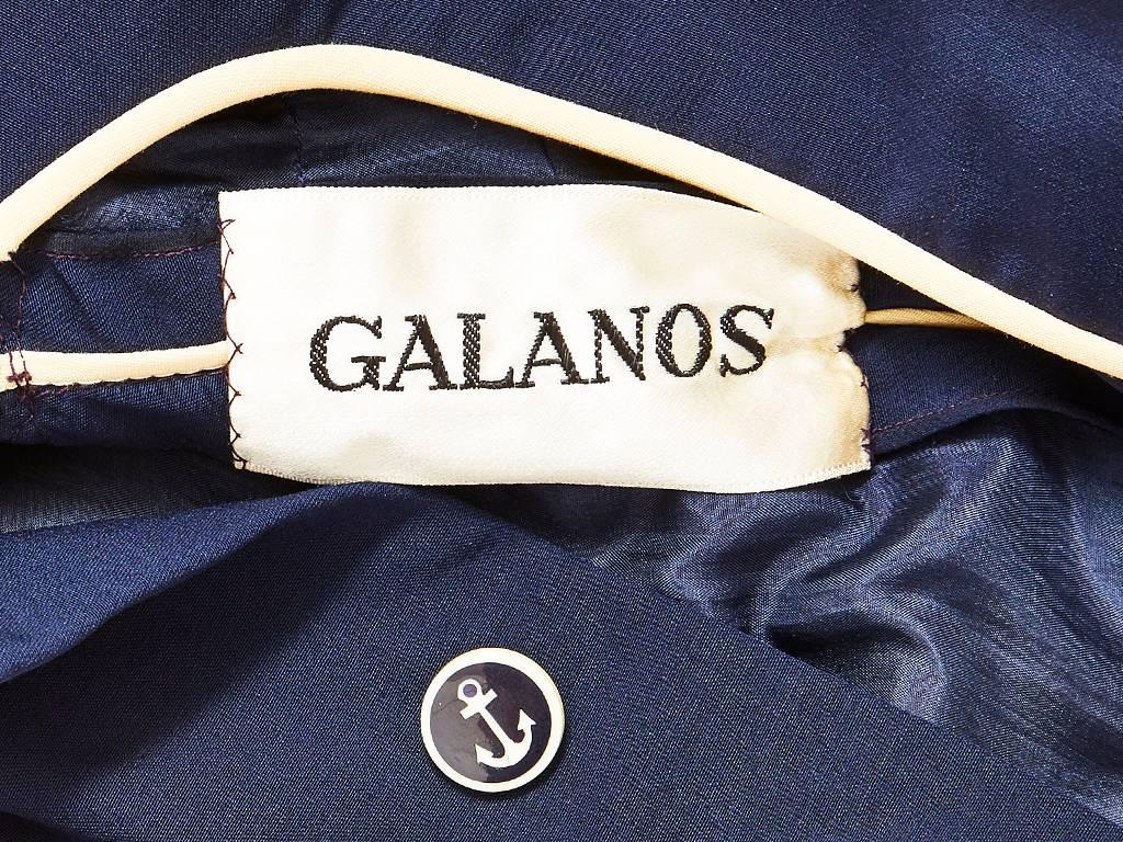 Galanos Nautical Inspired Pant Ensemble In Excellent Condition For Sale In New York, NY