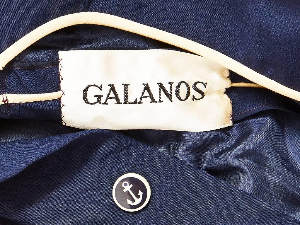 Galanos Nautisch inspiriertes Hosen-Ensemble im Zustand „Hervorragend“ im Angebot in New York, NY