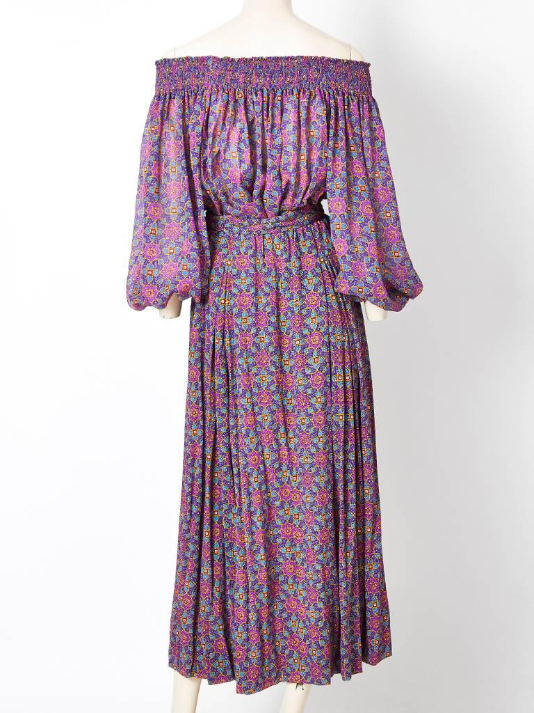 Yves Saint Laurent Russian Collection Ensemble In Excellent Condition In New York, NY