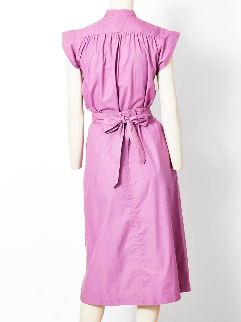 Yves Saint Laurent Cotton 70's Ensemble In Excellent Condition In New York, NY