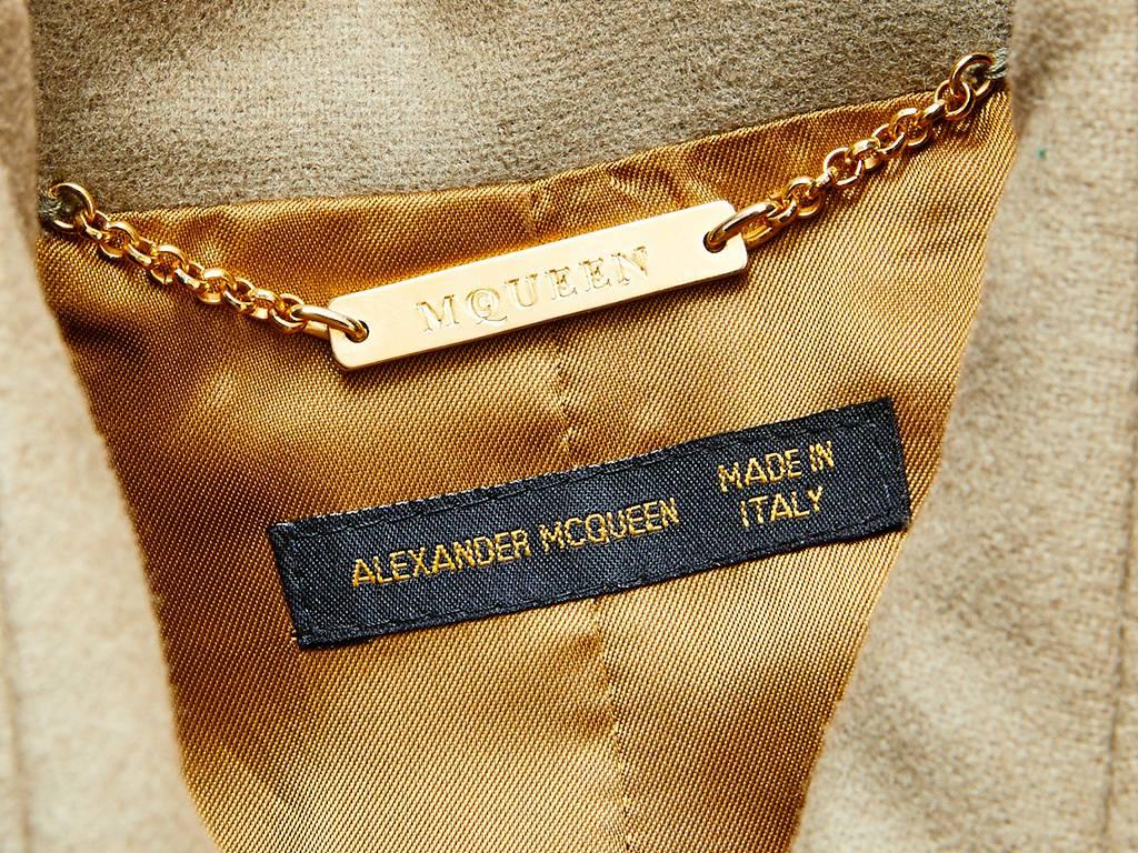 Women's or Men's Alexander McQueen Wool Pansuit with Braiding Detail