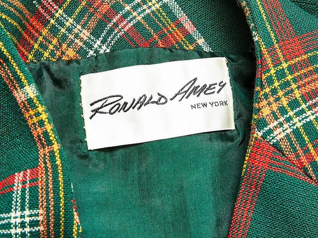 Ronald Amey, Mixed Patterns Wool Dress and Gilet 2