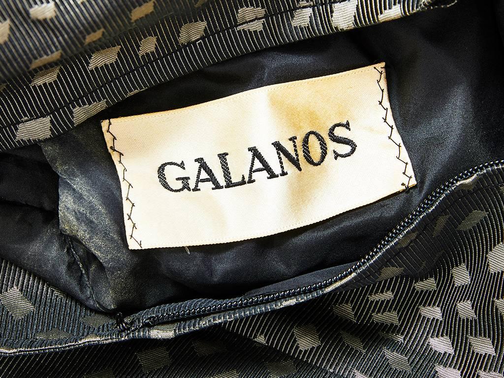 Galanos Hemdblusenkleid mit Gürtel Damen im Angebot