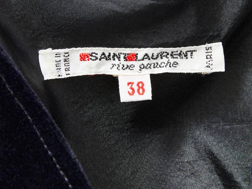 Yves Saint Laurent Taffeta and Velvet Two Piece Ensemble 2