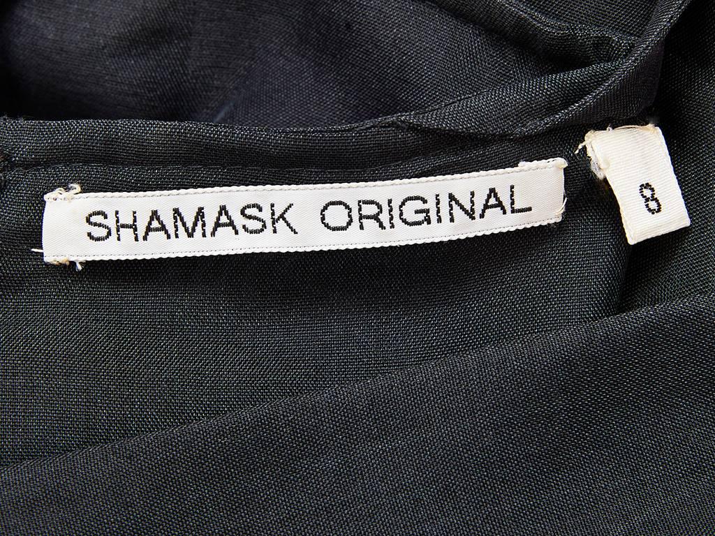 Shamask Gestuftes Kleid aus Baumwolle und Voile Damen im Angebot