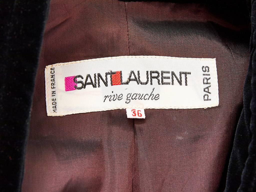 Yves Saint Laurent Ikat Pattern Belted  wrap Jacket 2