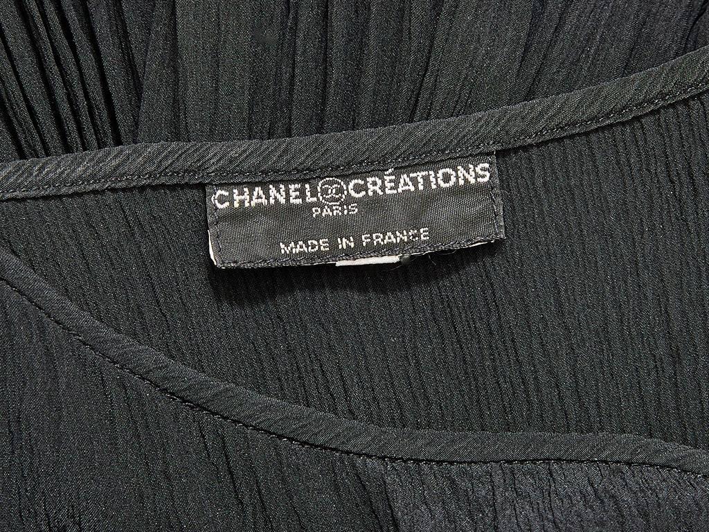 Women's Chanel Créations Plissé Gown C. 1970's