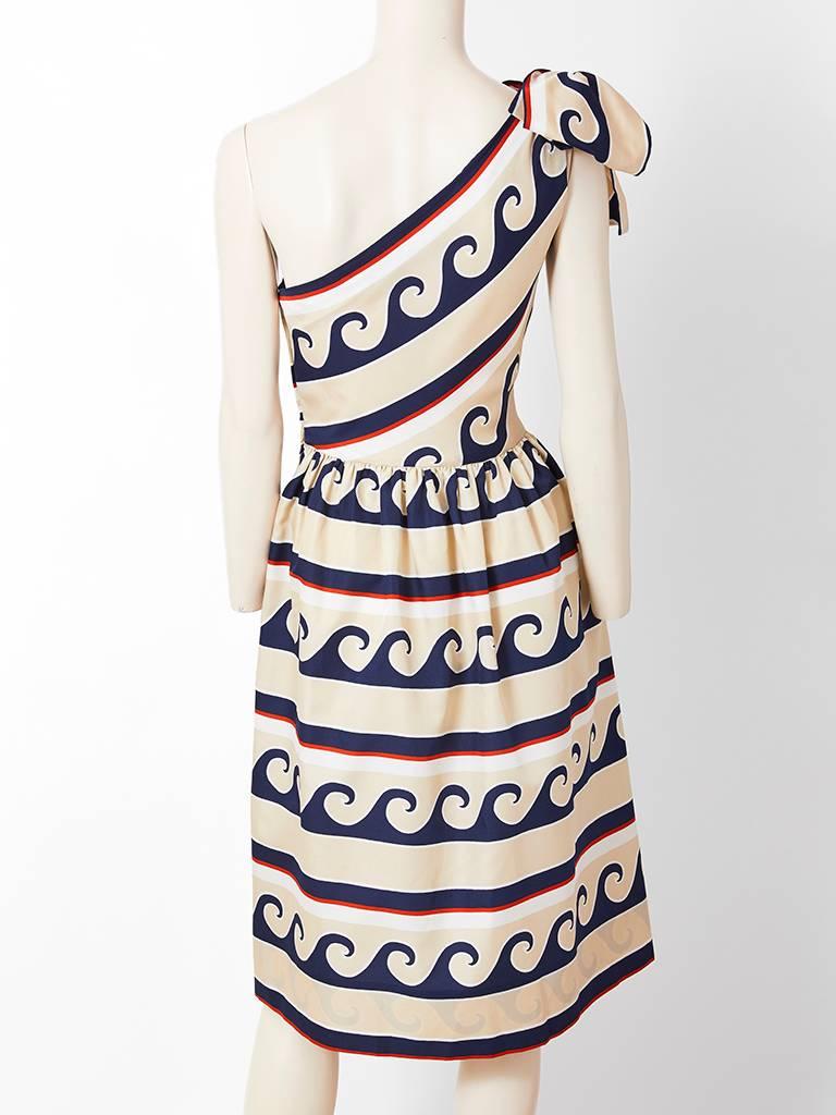 Dan Werlé One Shoulder Dress In Excellent Condition In New York, NY