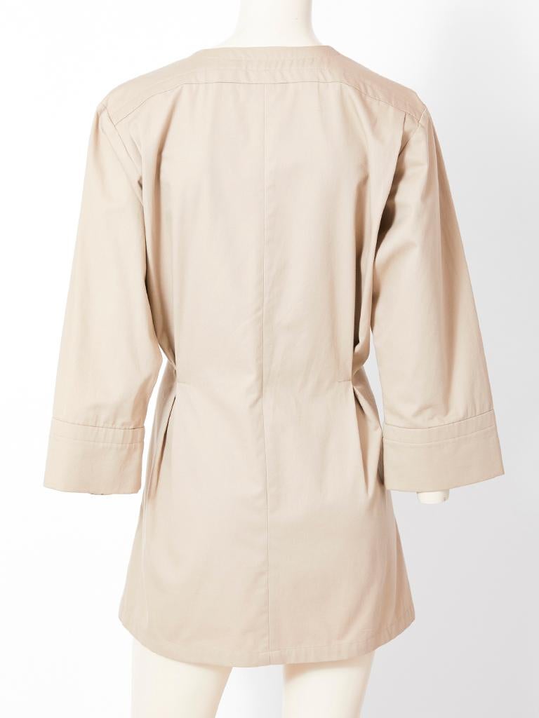 Yves Saint Laurent Khaki Saharienne Tunic In Excellent Condition In New York, NY