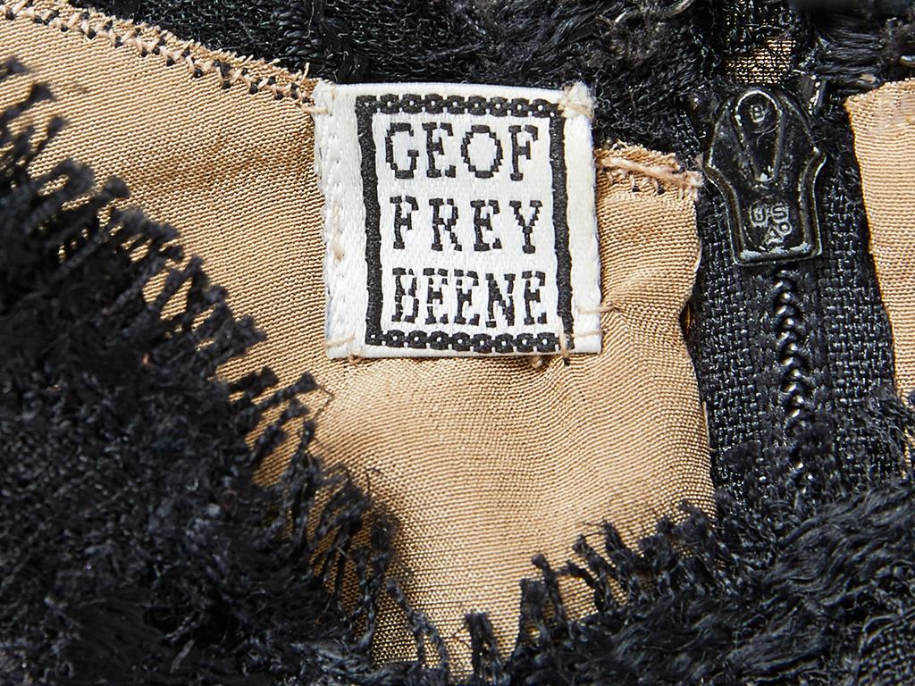 Women's Geoffrey Beene Lace Over Nude Silk Cocktail Dress