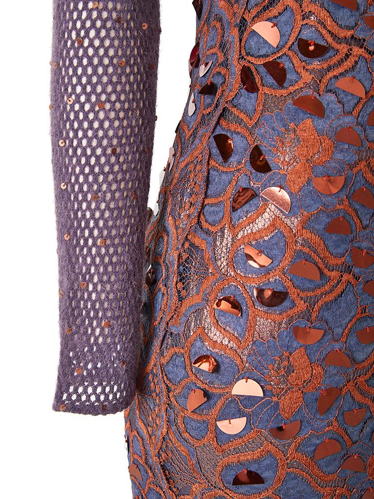 Women's Geoffrey Beene Multi Textured Evening Gown