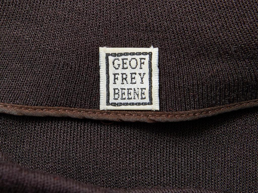 Black Geoffrey Beene Wool Jersey Day Dress For Sale