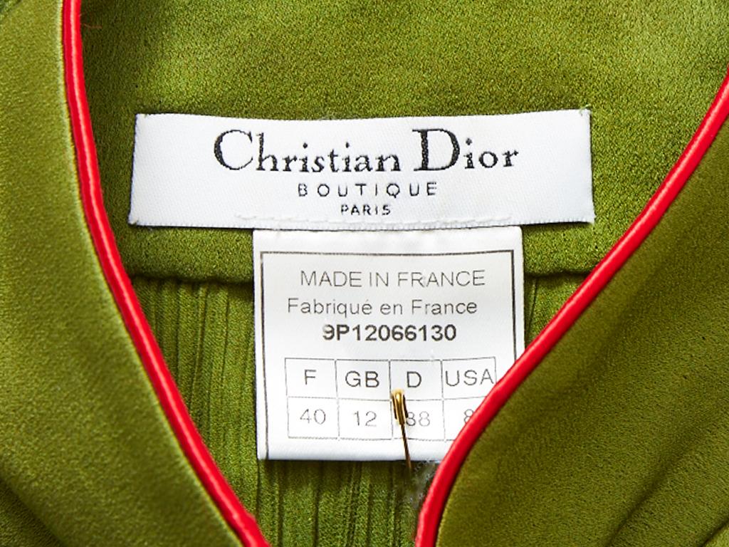 John Galliano for Dior Plissé Chinese Inspired Dress In Excellent Condition In New York, NY