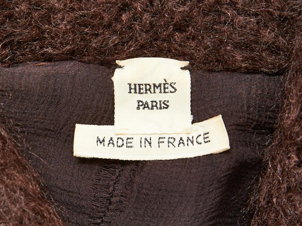 Women's Hermès Mohair Knit Cardigan