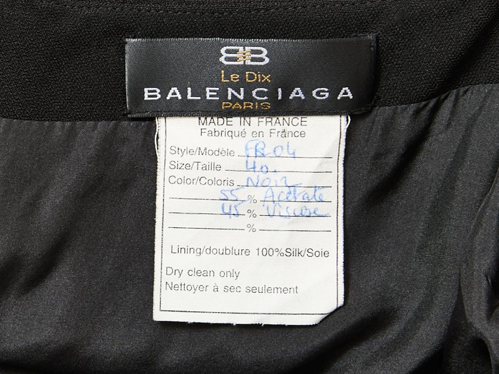 Balenciaga Le Dix Bias Cut Maxi Dress In Excellent Condition In New York, NY