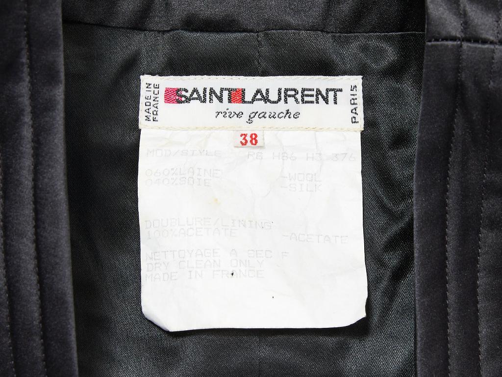 Women's Yves Saint Laurent Rive Gauche Quilted Evening Jacket