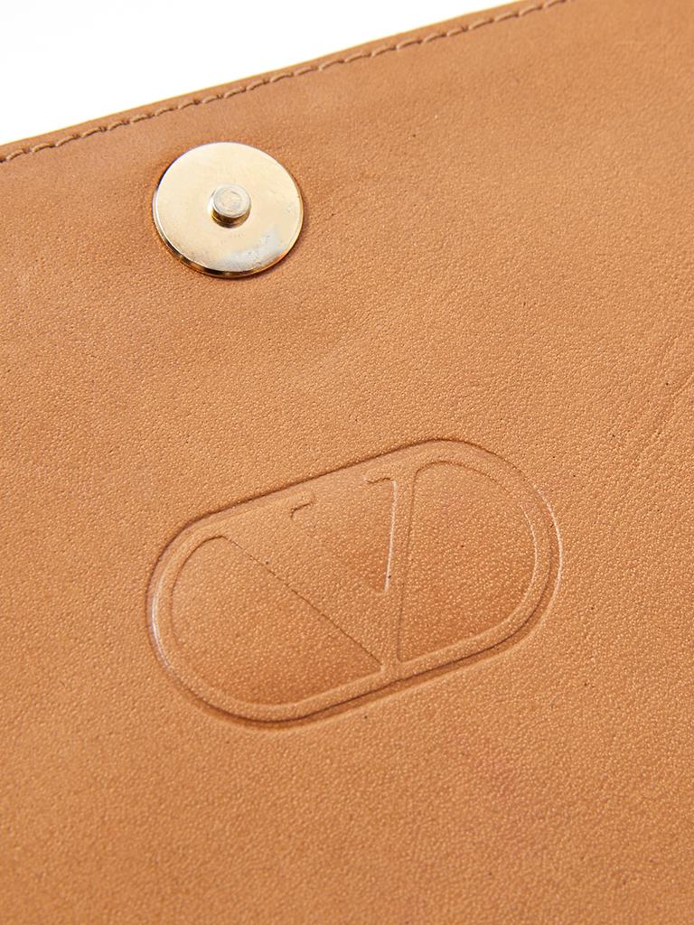 Brown Valentino Lizard Shoulder Bag