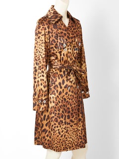 Trench léopard Dolce and Gabbana