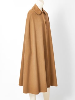 Yves Saint Laurent Camel Wool Cape