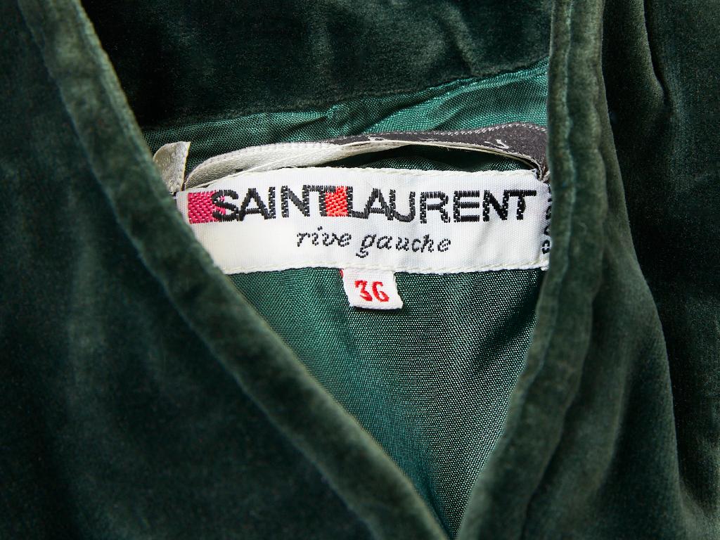 Yves Saint Laurent Rive Gauche Velvet Jacket  1