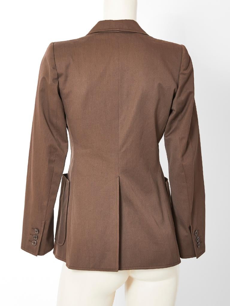 Yves Saint Laurent Rive Gauche Double Breasted Blazer In Good Condition In New York, NY